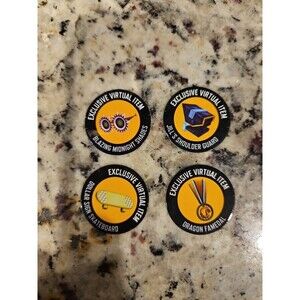 Lot Of 4 Roblox Virtual Item Codes Unused